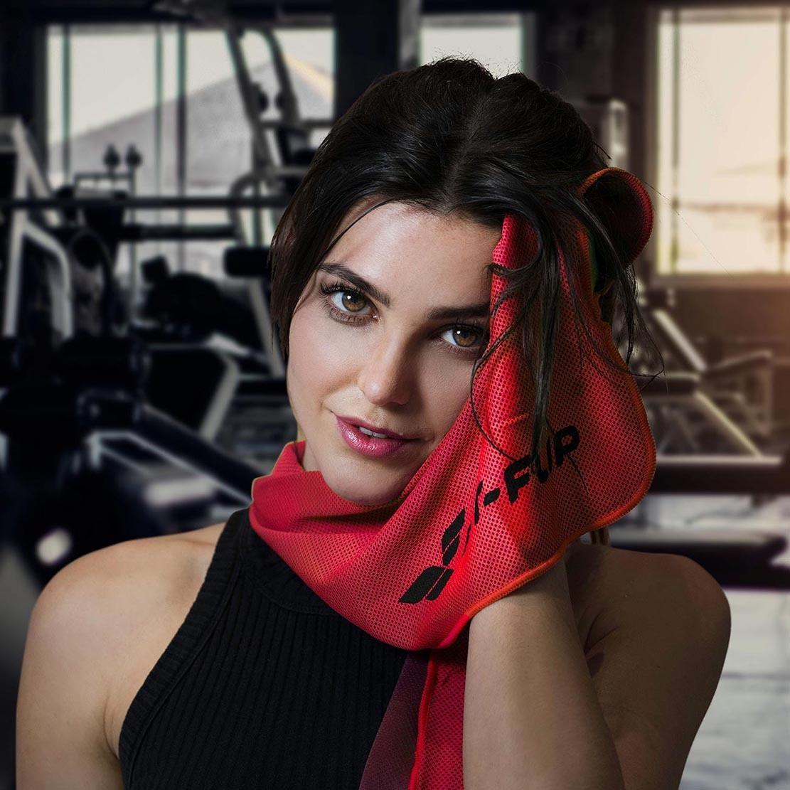 Fit Flip Airflip Towel Serviette rafraîchissante en microfibre  