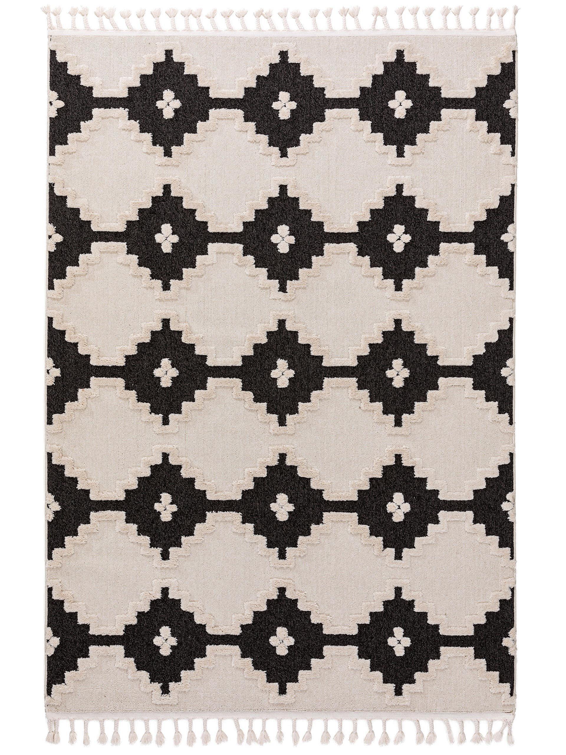 Image of Teppich Oyo CreamAnthrazit Teppich Oyo CreamAnthrazit