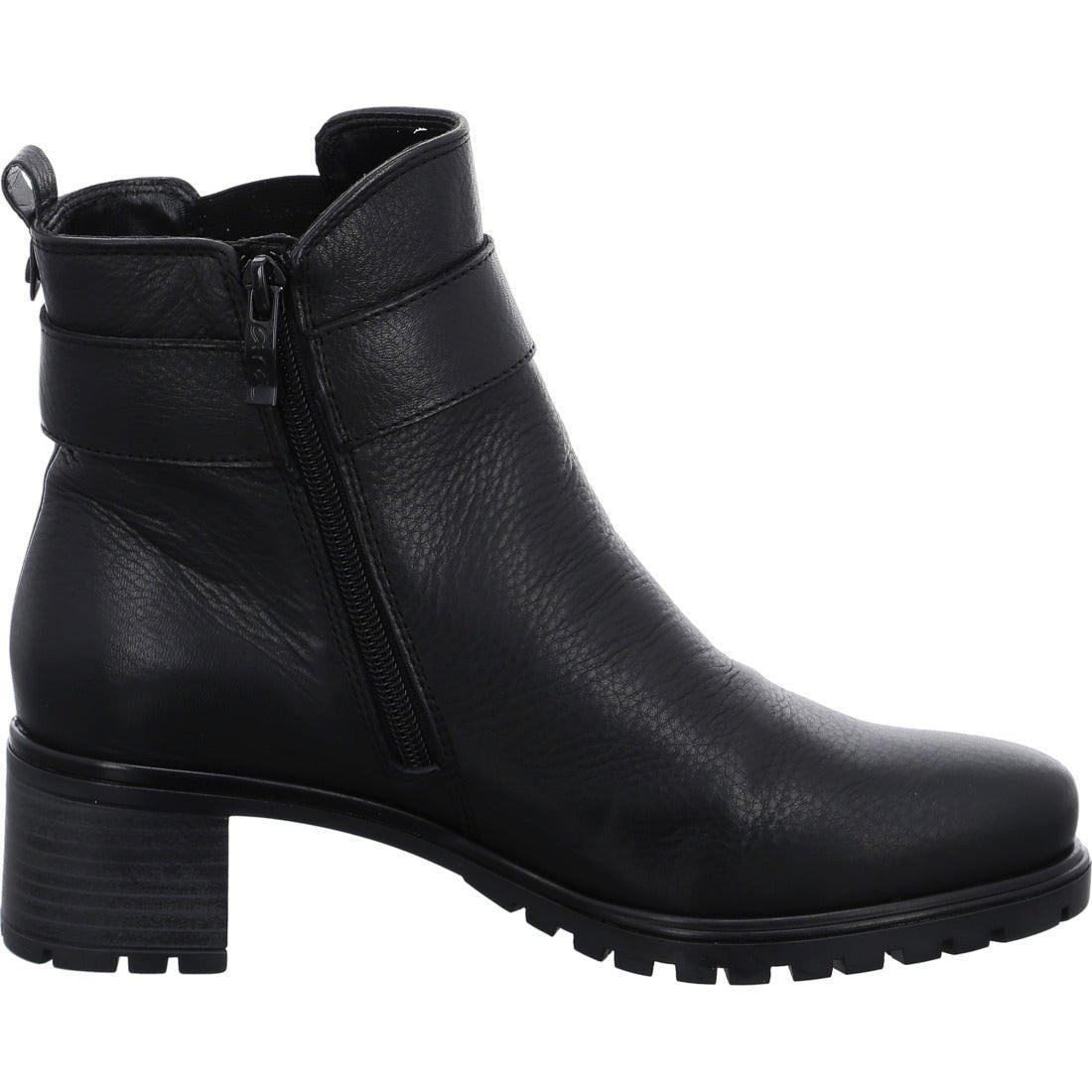 Image of Ronda - Leder Stiefelette Unisex Schwarz 41.5