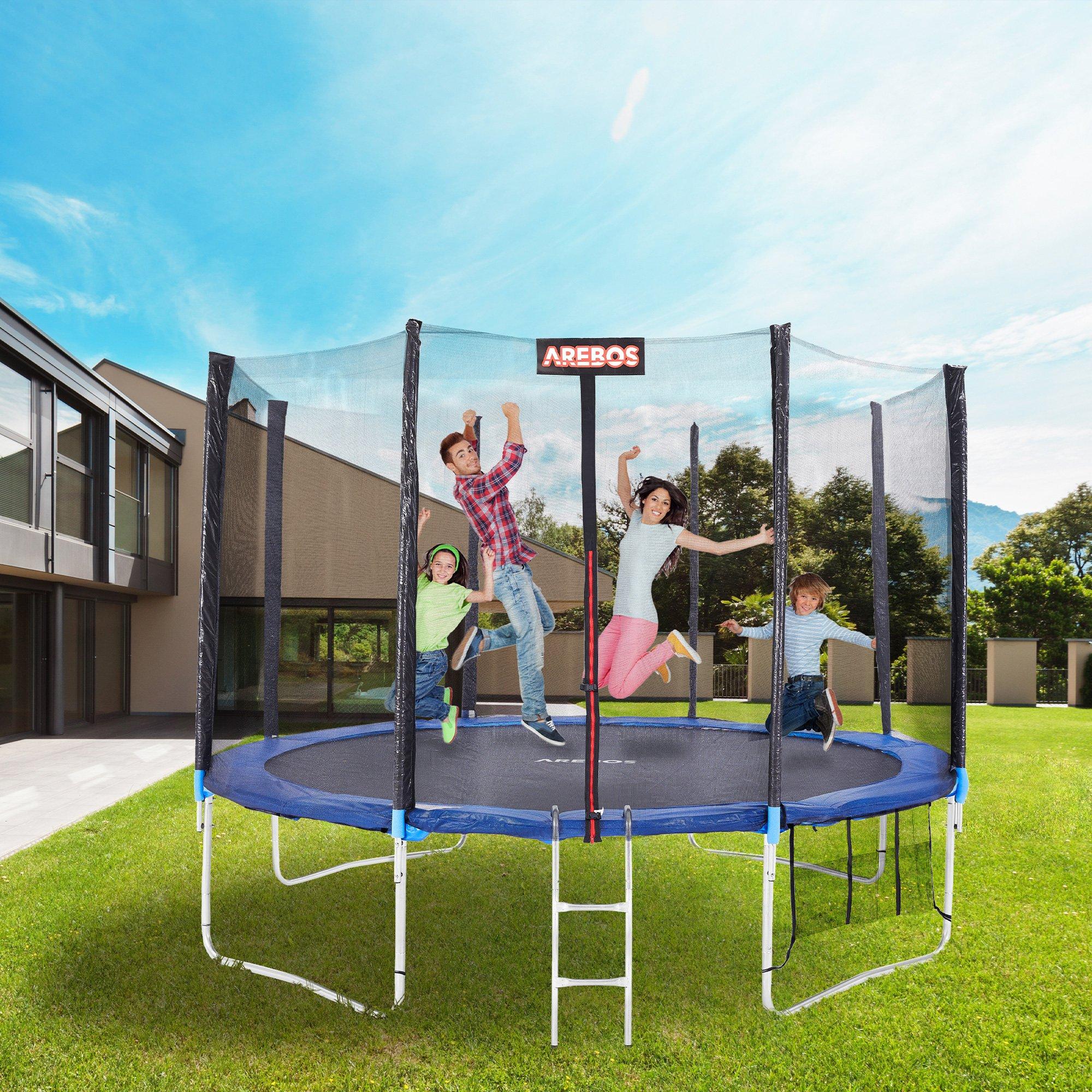Arebos  Rete di sicurezza per trampolino + Rete di protezione dei bordi Ricambi per trampolino 