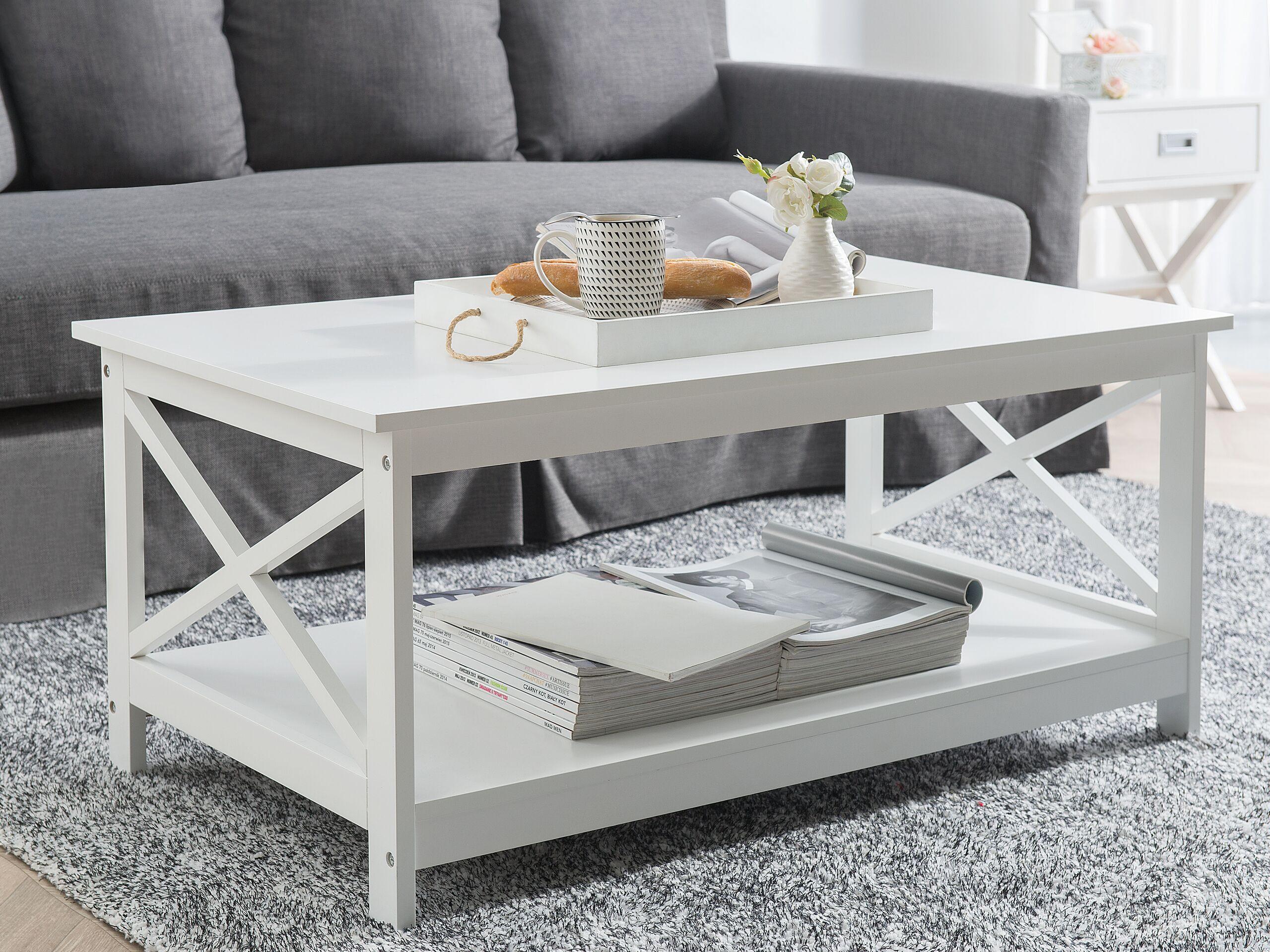 Beliani Table basse en MDF Rustique FOSTER  