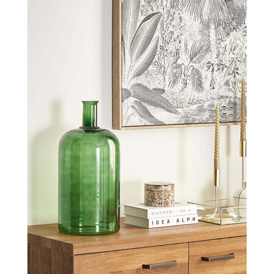 Beliani Vase à fleurs en Verre  KORMA  