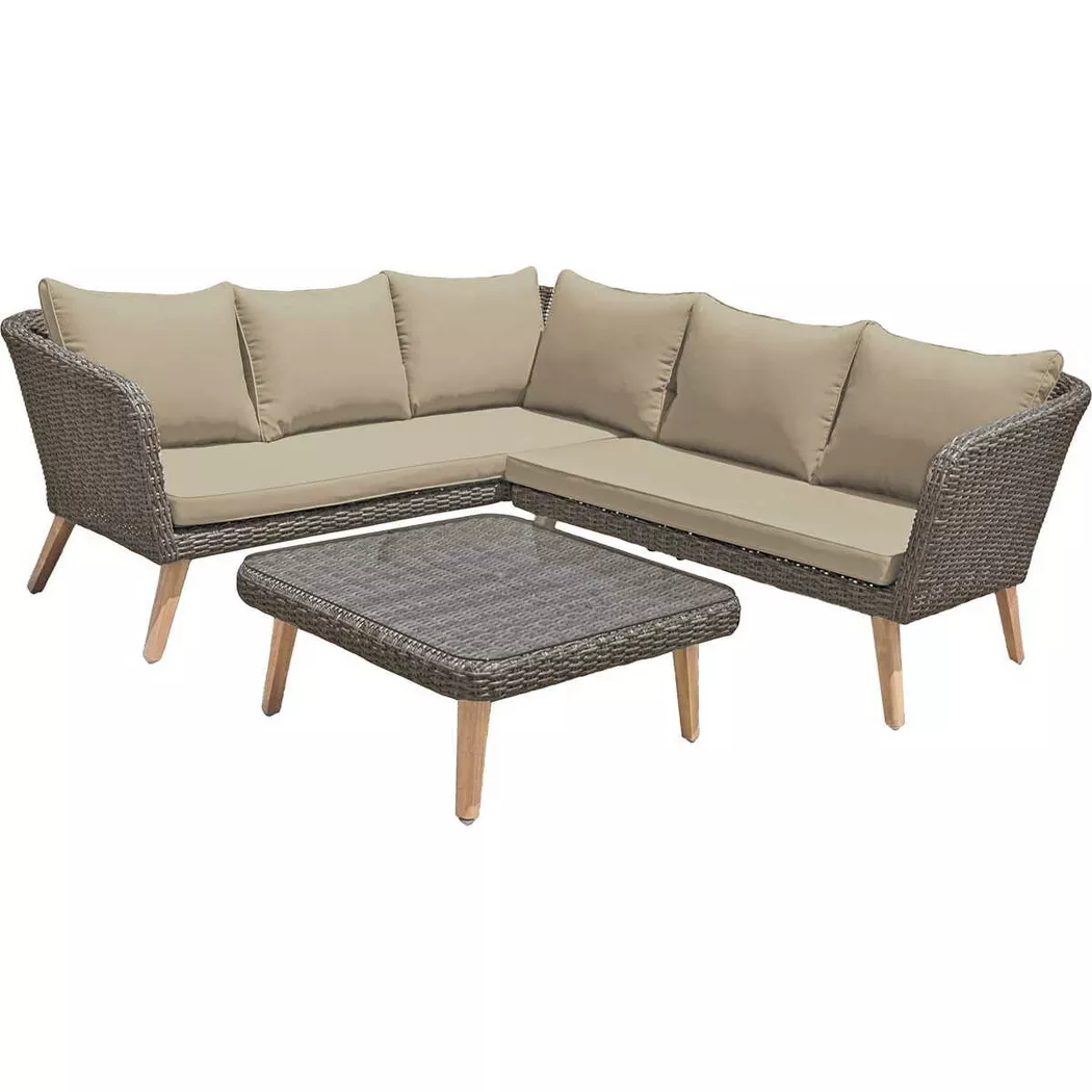 mutoni - Gartenlounge Pamplona, One Size, Braun