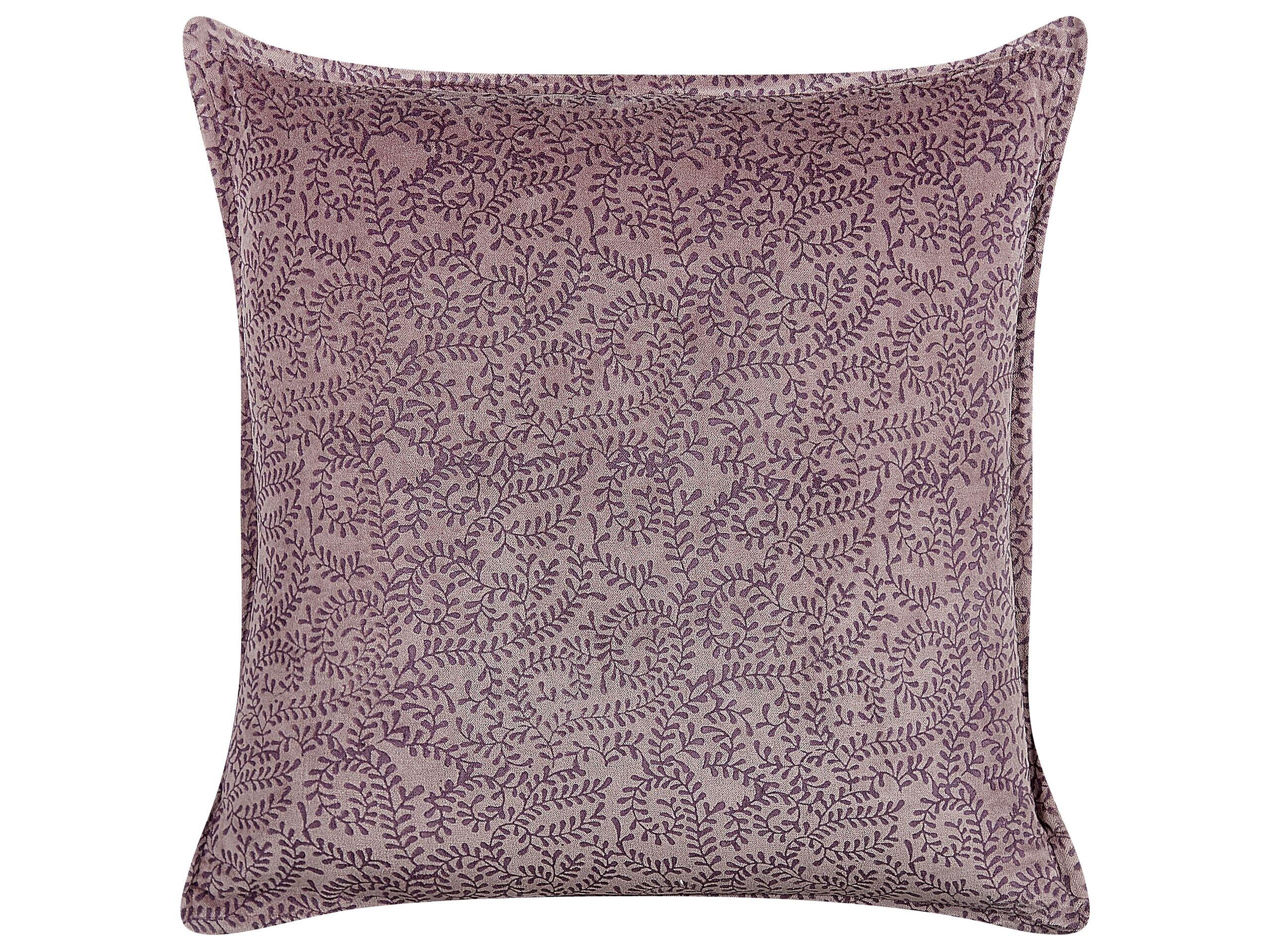 Beliani Coussin en Velours Boho KALMIA  