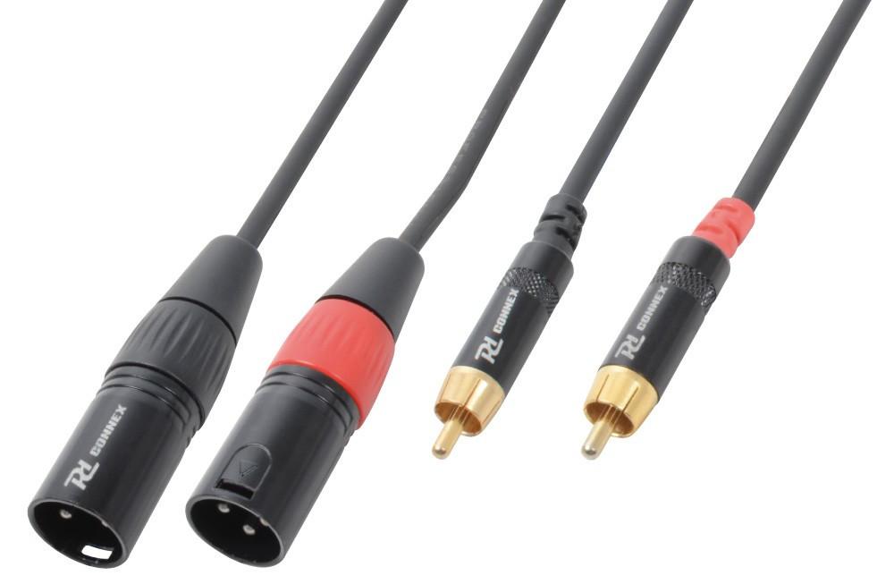 PD-Connex  PD-Connex CX66-6 Audio-Kabel 6 m 2 x XLR (3-pin) 2 x RCA Schwarz 