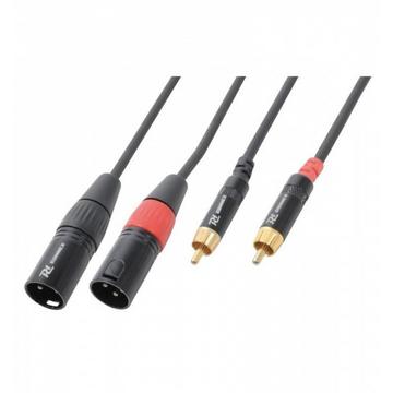 PD-Connex CX66-6 cavo audio 6 m 2 x XLR (3-pin) 2 x RCA Nero