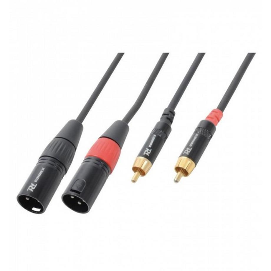 PD-Connex  PD-Connex CX66-6 cavo audio 6 m 2 x XLR (3-pin) 2 x RCA Nero 
