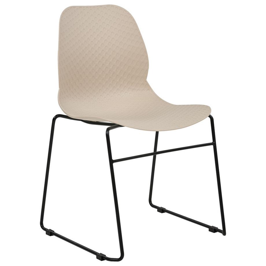 Beliani Set di 4 sedie da conferenza en Polipropilene Moderno PANORA  