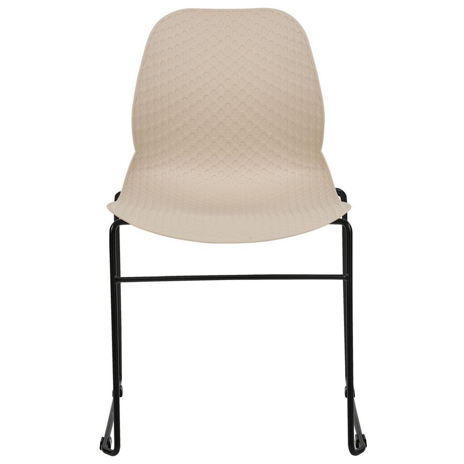 Beliani Set di 4 sedie da conferenza en Polipropilene Moderno PANORA  