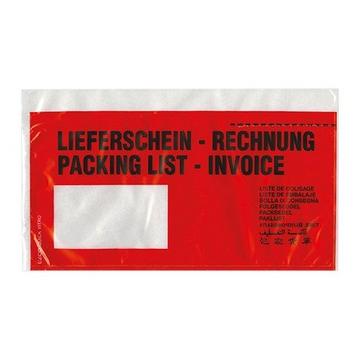 ELCO Lieferschein Quick Vitro C6/5 29034.80 rot, Fenster links 250 Stk.