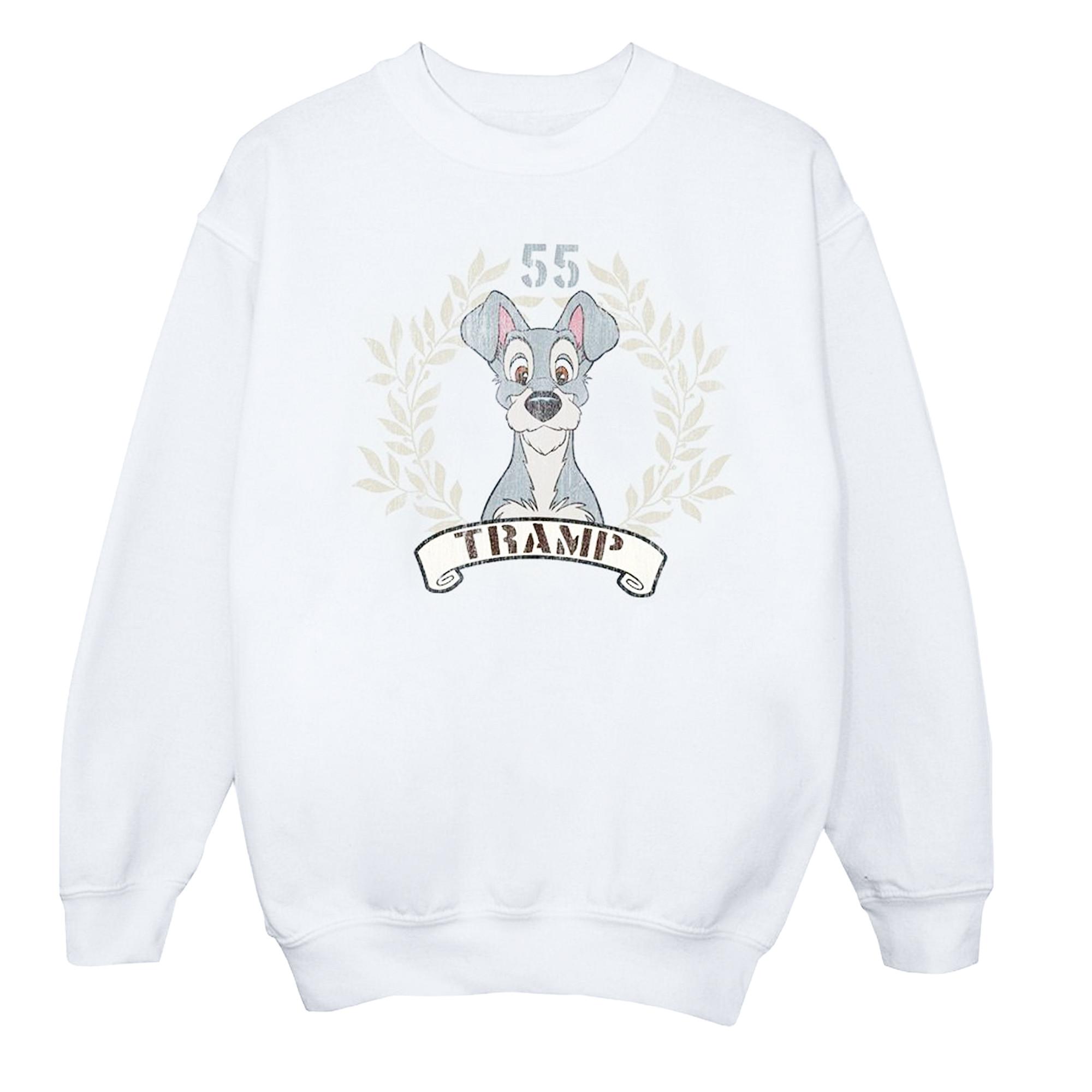 Image of Lady And The Tramp Tramp Since 55 Sweatshirt Unisex Weiss 128
