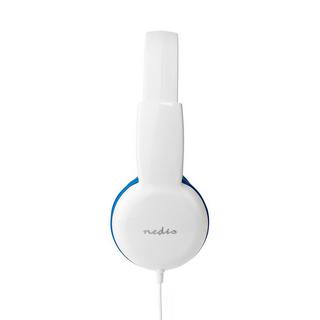 Nedis  On-Ear-Kabel-Kopfhörer | 3,5 mm | Kabellänge: 1,20 m | 82 db | Blau 