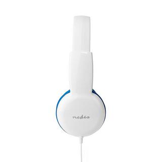 Nedis  Cuffie cablate on-ear | 3,5 mm | Lunghezza del cavo: 1,20 m | 82 db | Blu 