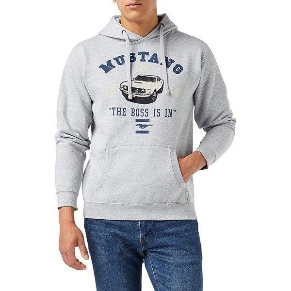 Image of Mustang Kapuzenpullover Herren Grau S