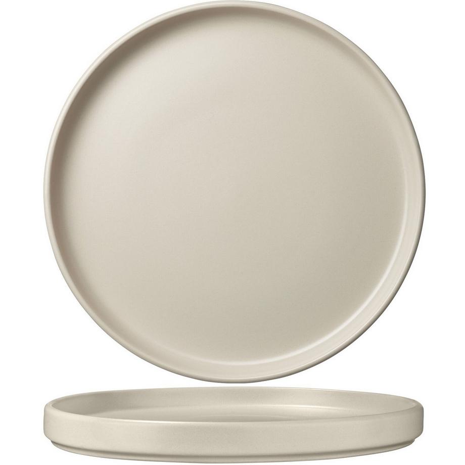 Tectake Set de cuisine UNA et VARESE service de vaisselle en grès émaillé 45 pièces  