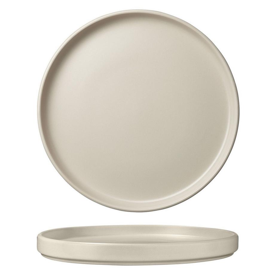 Tectake Set de cuisine UNA et VARESE service de vaisselle en grès émaillé 45 pièces  