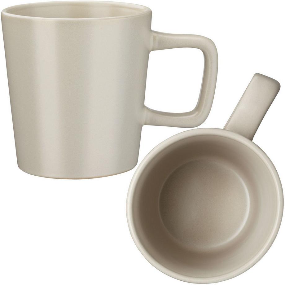 Tectake Set de cuisine UNA et VARESE service de vaisselle en grès émaillé 45 pièces  