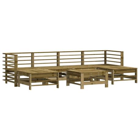 VidaXL set salotto da giardino Legno di pino impregnato  