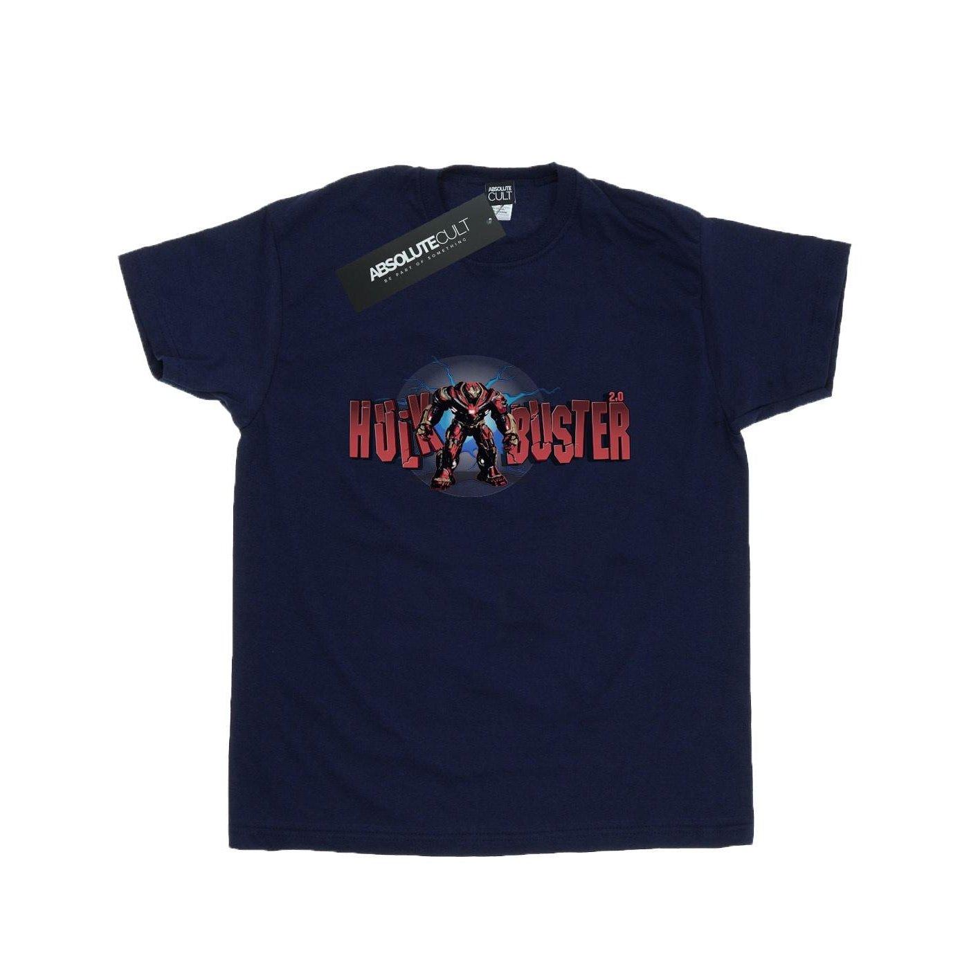 Image of Avengers Infinity War Hulkbuster 2.0 Tshirt Herren Marine S