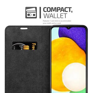 Cadorabo  Housse compatible avec Samsung Galaxy A13 5G - Coque de protection avec fermeture magnétique, fonction de support et compartiment pour carte 