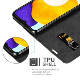 Cadorabo  Housse compatible avec Samsung Galaxy A13 5G - Coque de protection avec fermeture magnétique, fonction de support et compartiment pour carte 