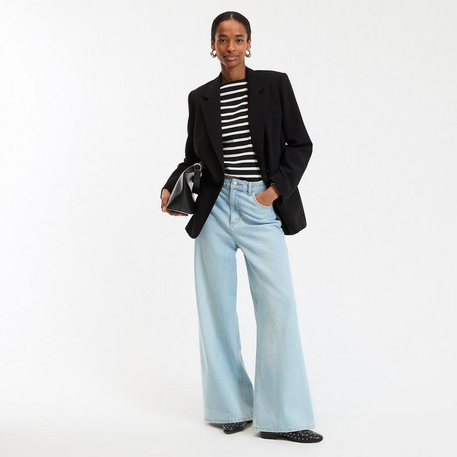 La Redoute Collections Blazer long coupe oversize  