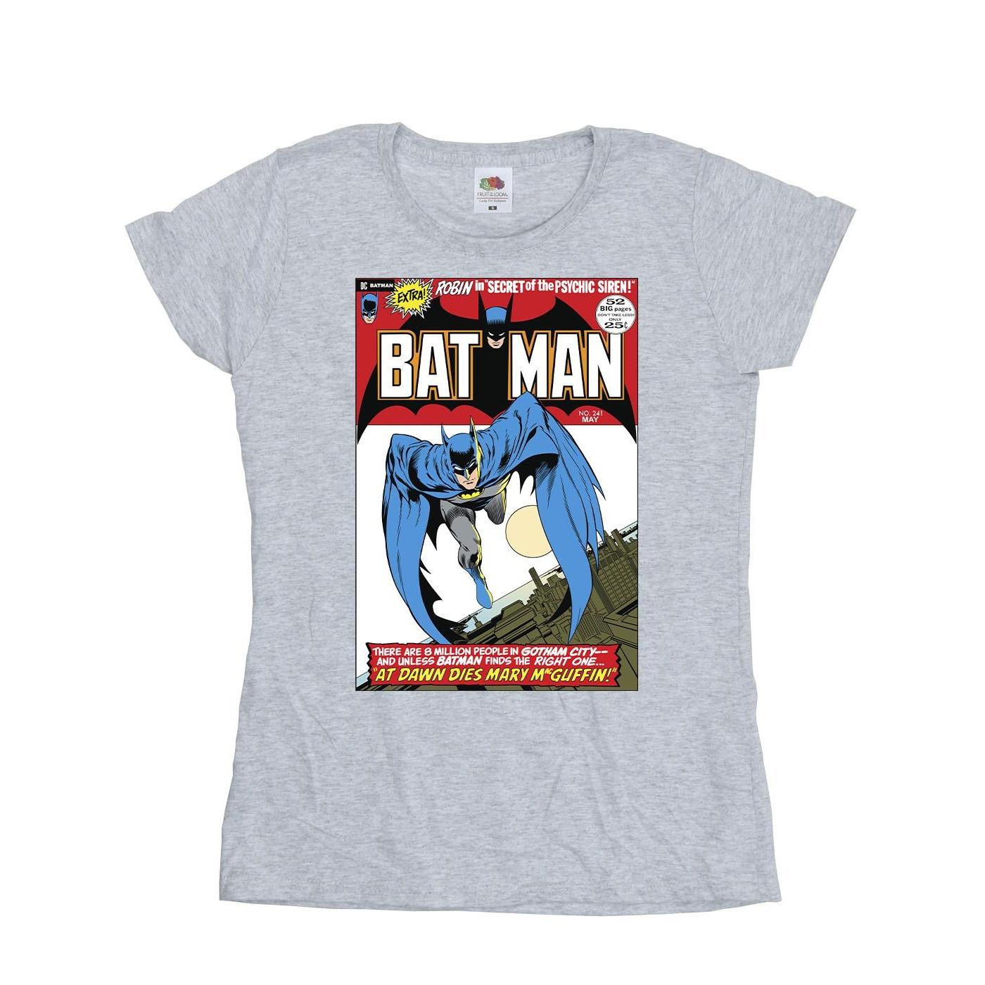 Image of Running Batman Cover Tshirt Damen Grau M