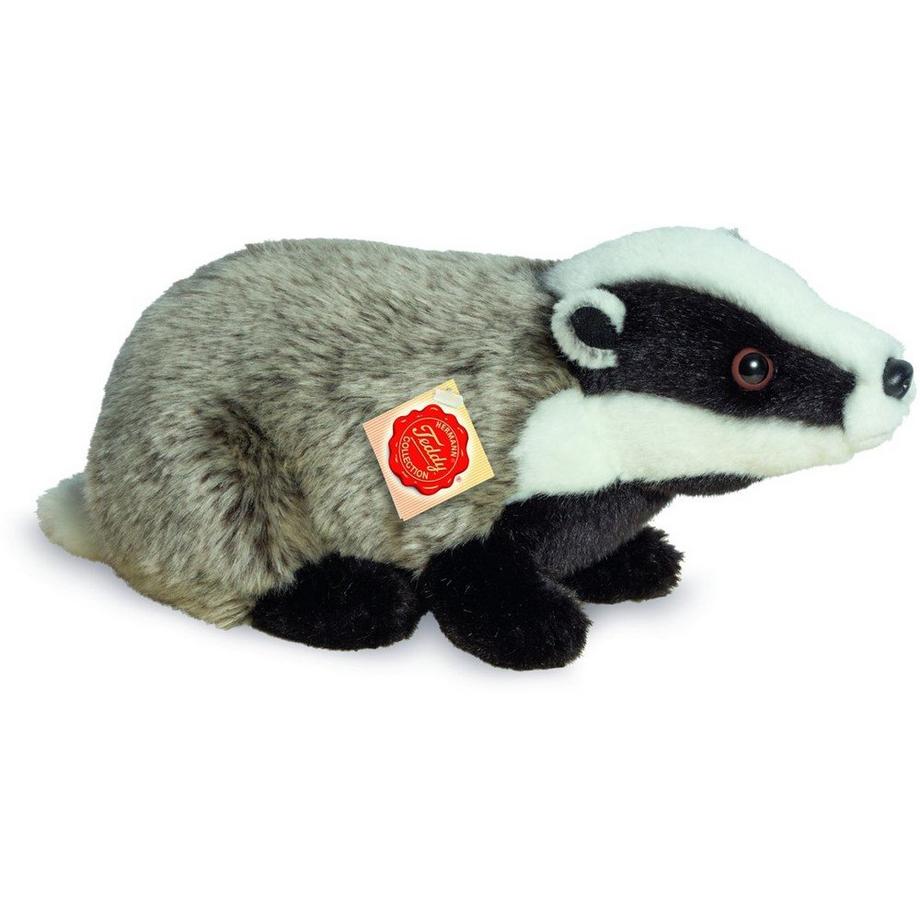 Teddy Hermann 90815 Dachs 30 cm, Kuscheltier, Plüschtier