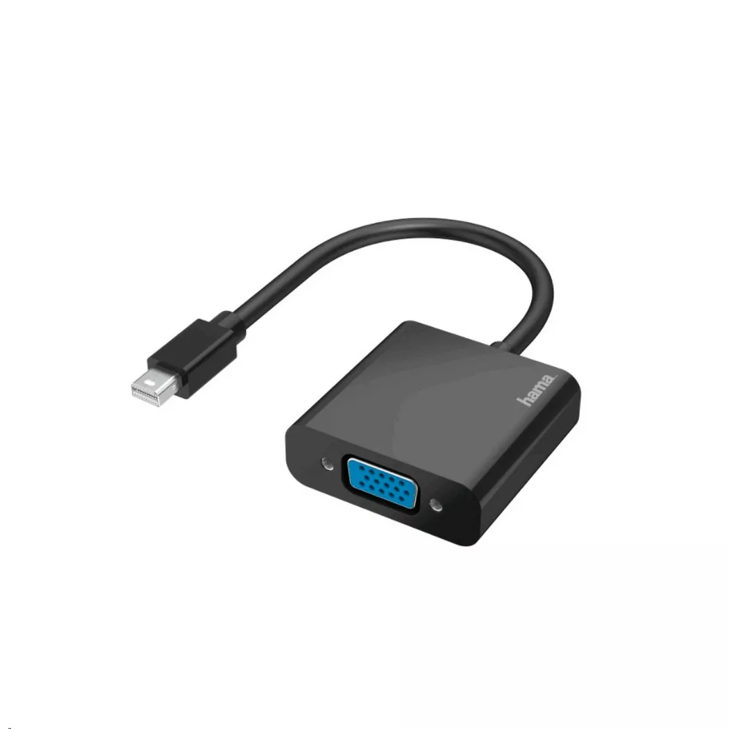 Hama 00200333 Videokabel-Adapter Mini DisplayPort VGA (D-Sub) Schwarz