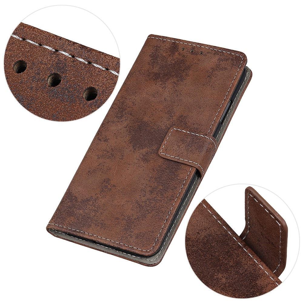 Cover-Discount  Nokia 5.4 - Vintage Etui Wildleder Optik 