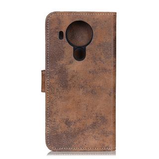 Cover-Discount  Nokia 5.4 - Vintage Etui Wildleder Optik 