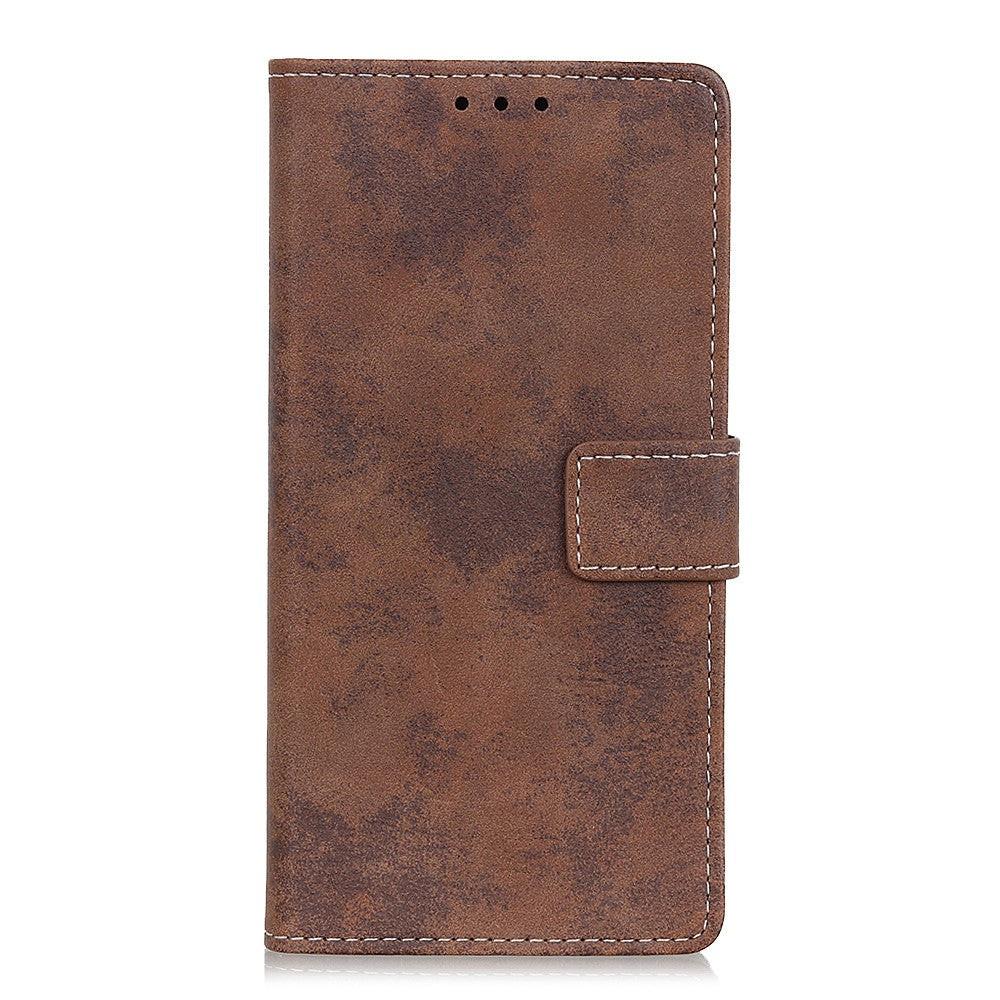 Cover-Discount  Nokia 5.4 - Vintage Etui Wildleder Optik 