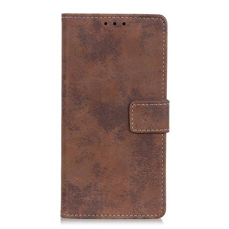 Cover-Discount  Nokia 5.4 - Étui vintage aspect daim gris 