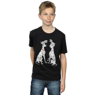 Disney  101 Dalmatians Pongo And Perdita TShirt 