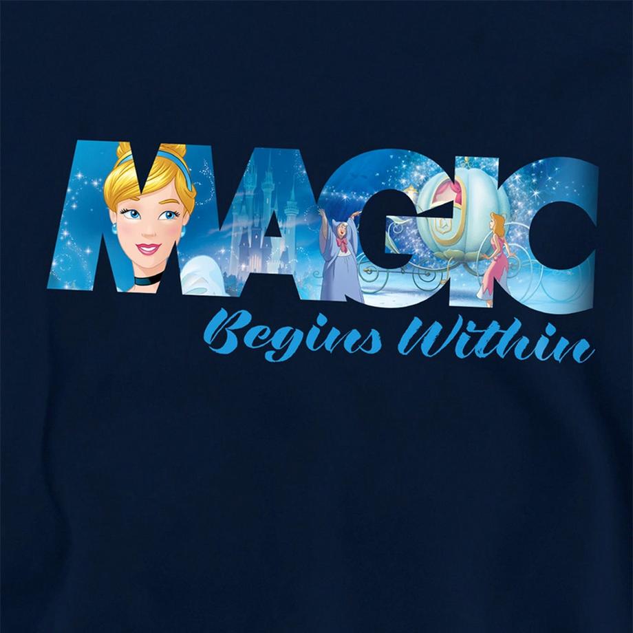 Cinderella  Sweat À Capuche Magic Begins Within 