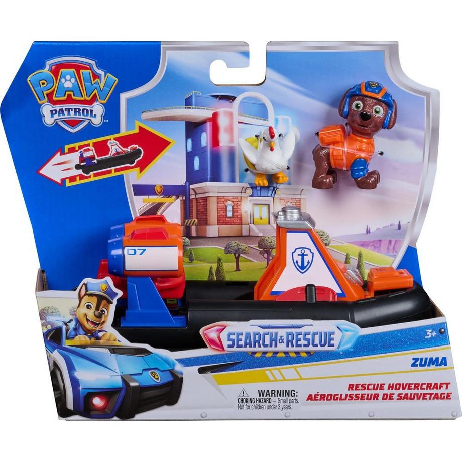 Spin Master  bateau à coussin dair véhicule de sauvetage de Zuma 