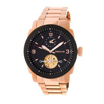 Montre Heritor Automatique Helmsley Bracelet Semi-Squelette