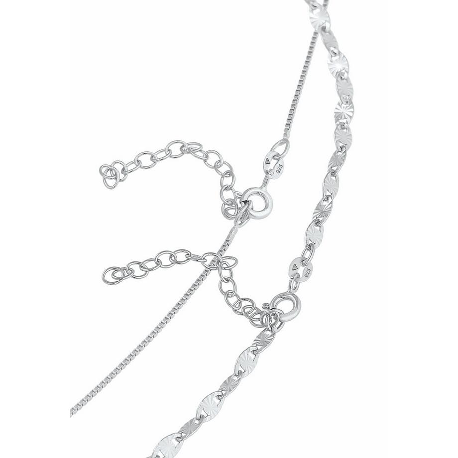 Elli  Halskette Choker Venezianer Plättchen 2Er Set 