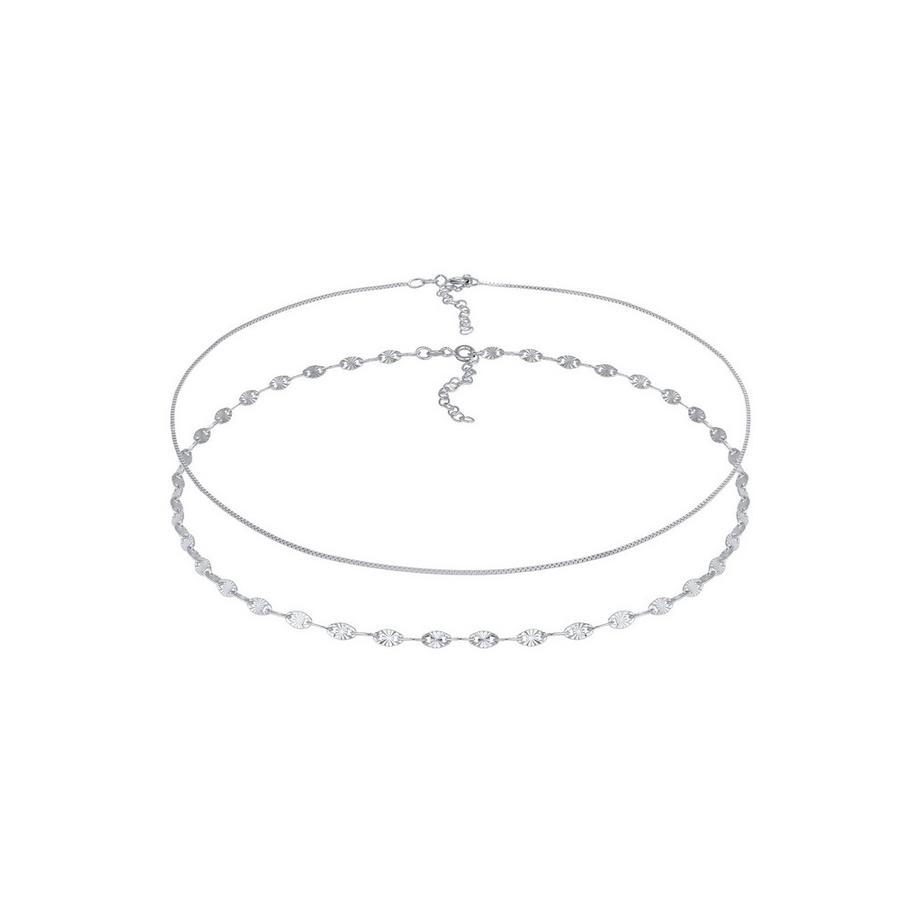 Halskette Choker Venezianer Plättchen 2Er Set