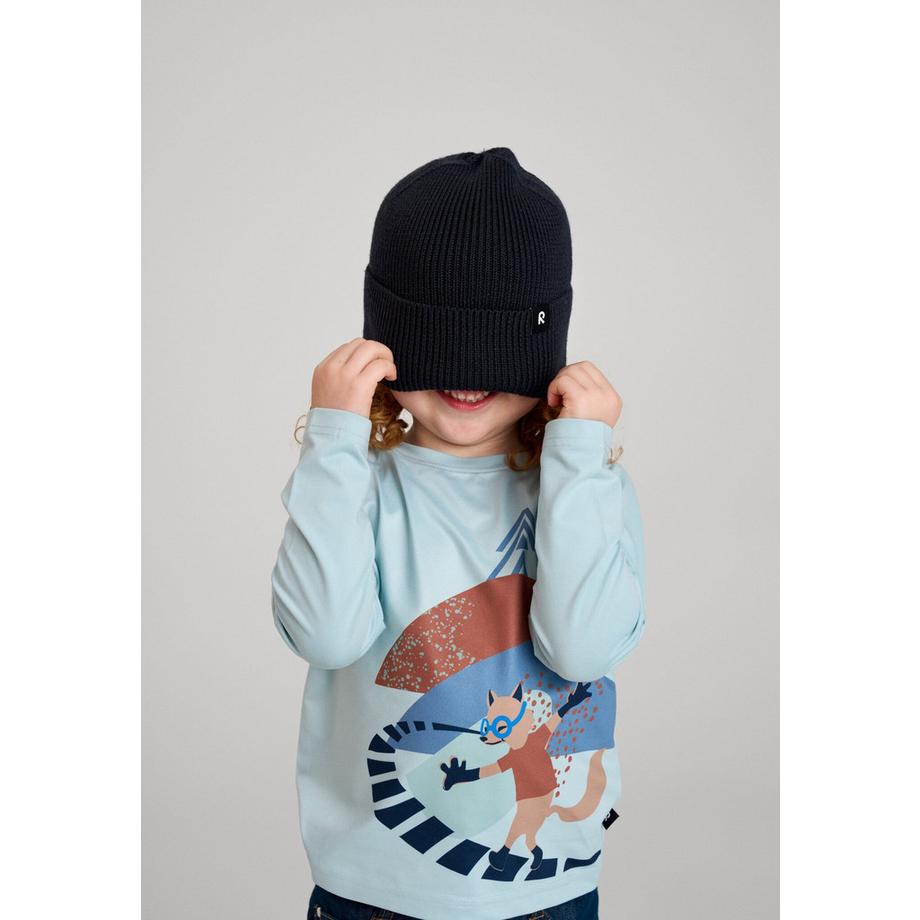 Reima  Bonnet de mi-saison pour enfant Reissari noir 