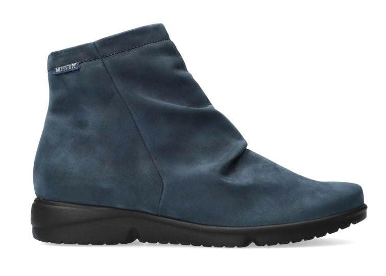 Image of Rezia - Nubuk Stiefelette Damen Blau 37