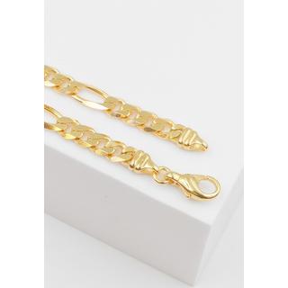 MUAU Schmuck  Bracelet Figaro Gelbgold 750, 5.2mm, 21cm 