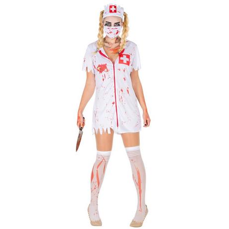 Tectake  Costume da donna - Infermiera sexy zombie 