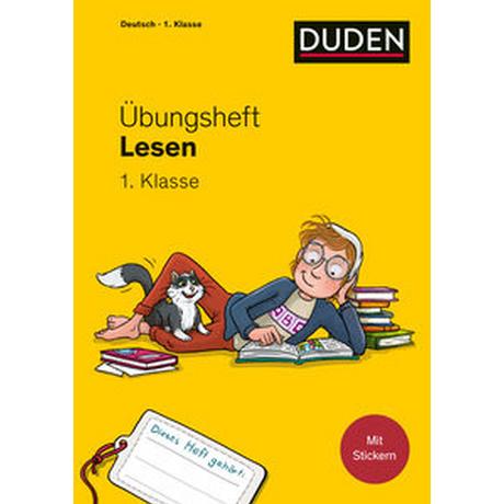 Übungsheft - Lesen 1. Klasse Bors, Natalie; Leuchtenberg, Stefan (Illustrationen) Gebundene Ausgabe 