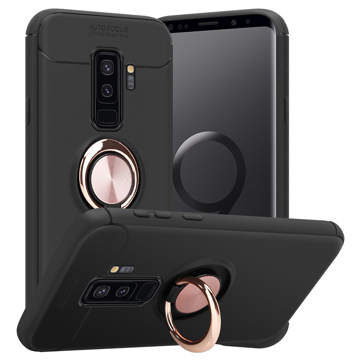 Cadorabo  Hülle für Samsung Galaxy S9 PLUS Fokus Ring TPU Silikon 