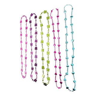 amscan  Perlenbesetzt Halskette, Teeparty 10erPack Kunststoff 