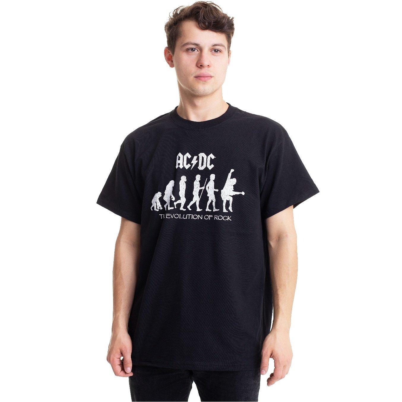 AC/DC  Tshirt THE EVOLUTION OF ROCK 