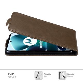 Cadorabo  Housse compatible avec Motorola MOTO G200 5G - Coque de protection au design flip avec fermeture magnétique 