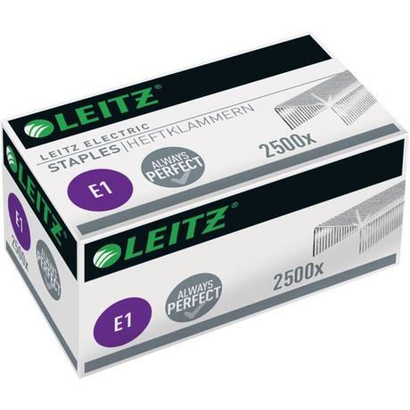 Leitz LEITZ Heftklammern e1 4mm 55680000 verzinkt, Schachtel à 2500Stk.  