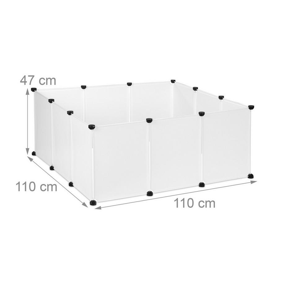 B2X  DIY Zaun für freilaufende Tiere Kunststoff 